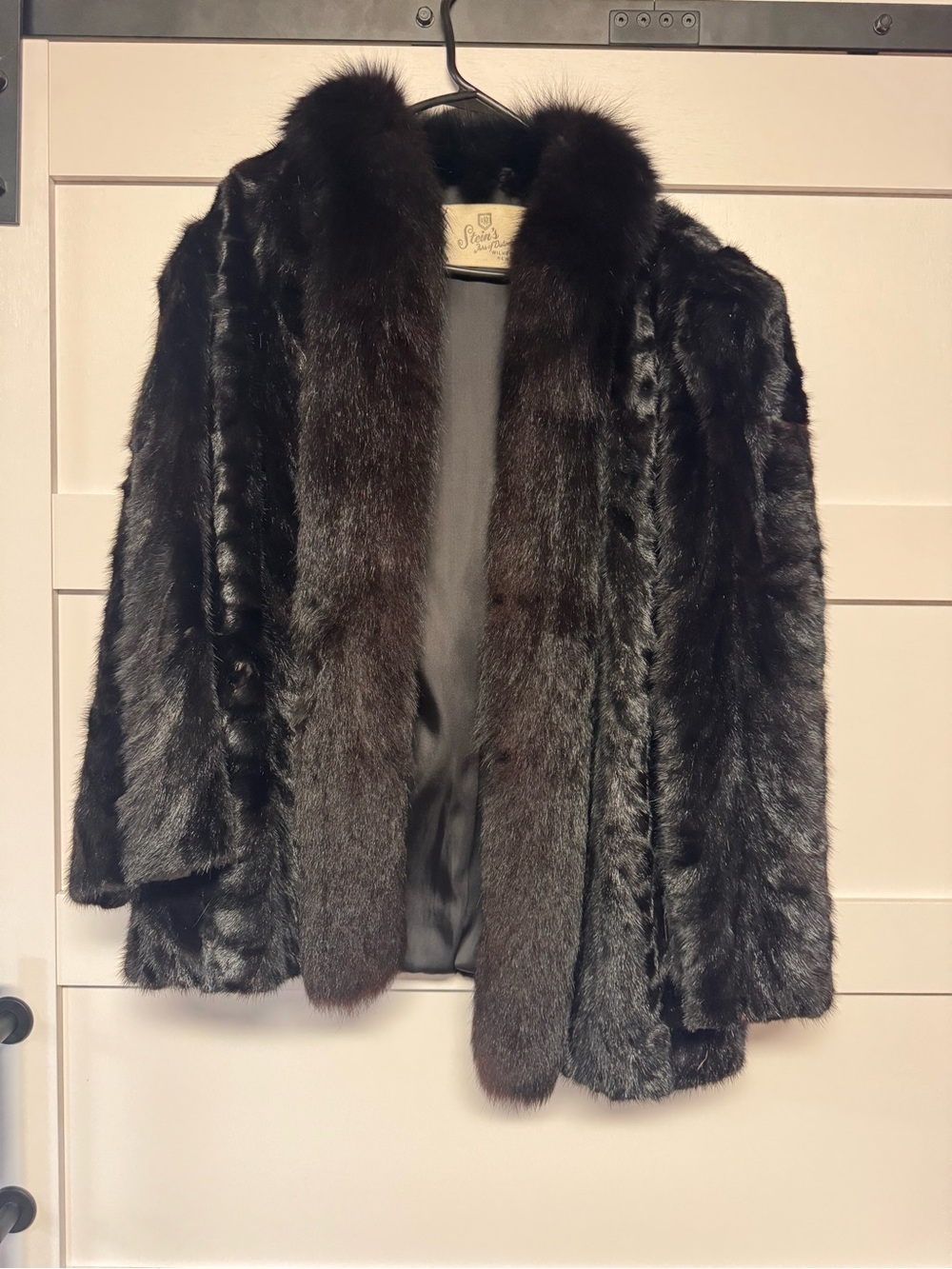 Luxurious Dark Brown/ Black Fur Coat  - Women's Jacket